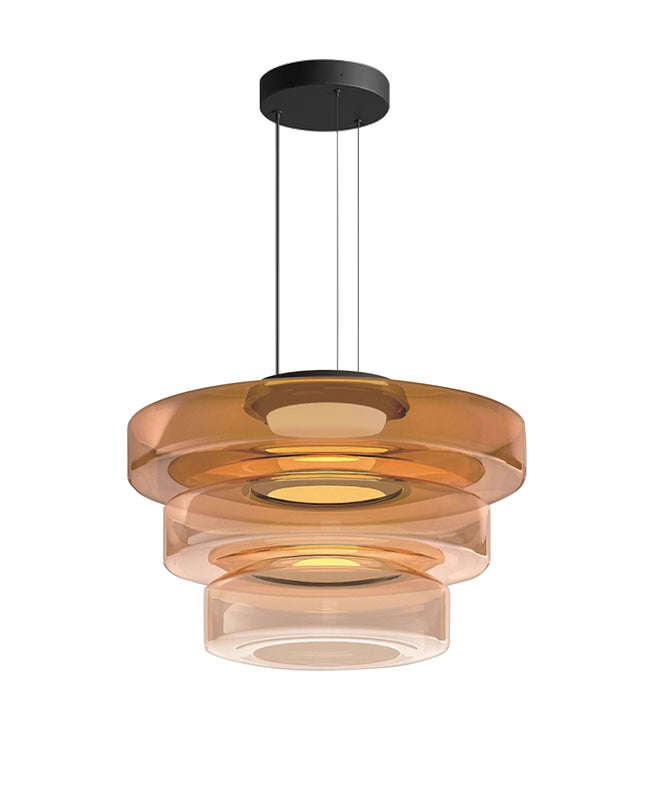 Nowoczesna Lampa Wisząca Zenor z Przezroczystymi Kloszami – Elegancka Lampa do Salonów i Jadalni, Idealna Nad Stół 1