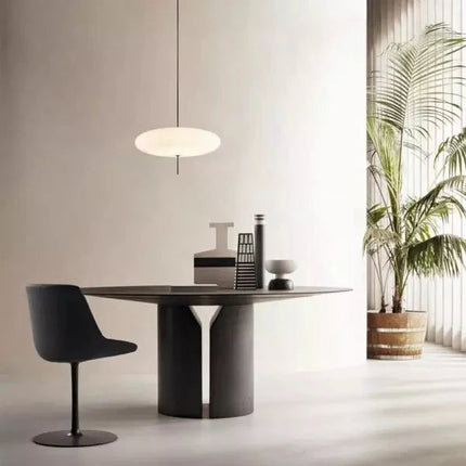 Nowoczesna Lampa Wisząca z Akrylu i Metalu, 50 cm, 16 W, Minimalistyczny Design 4