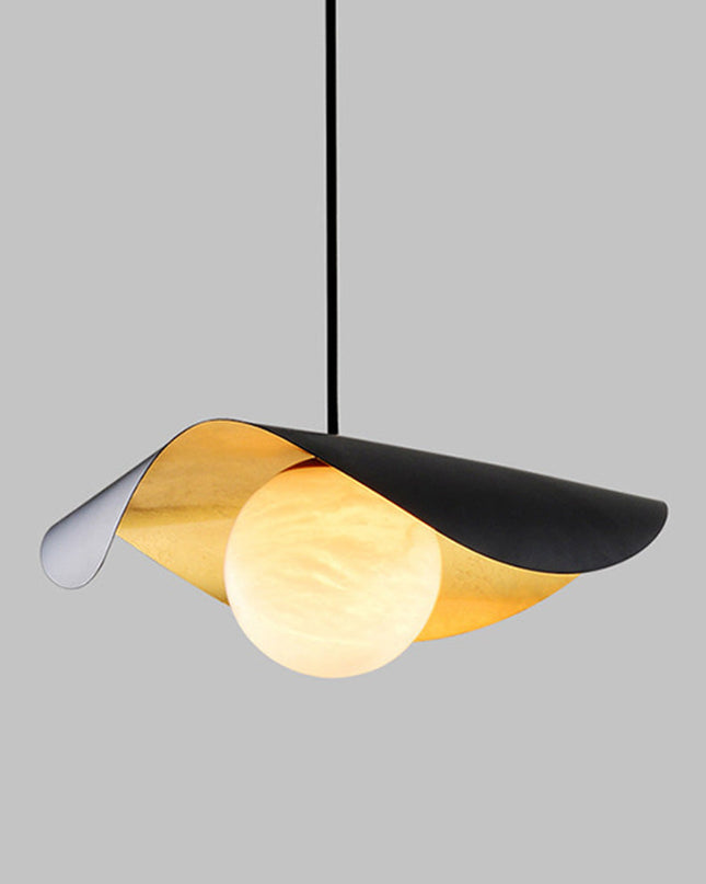 Nowoczesna Lampa Wisząca z Hiszpańskiego Marmuru do Salonu i Jadalni – Regulowana Długość, Elegancka i Funkcjonalna 2