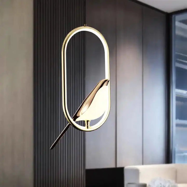 Nowoczesna Lampa Wisząca z Złotym Akcentem do Salonów i Innych Wnętrz – Elegancki Żyrandol Metalowo-Szklany 0