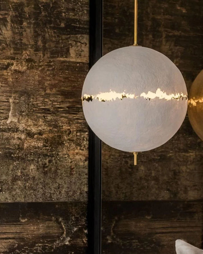 Nowoczesna Lampa Wisząca ze Szkła i Metalu, Regulowana Wysokość – Idealna Lampa do Salonu i Jadalni, Żyrandol nad Stół 7