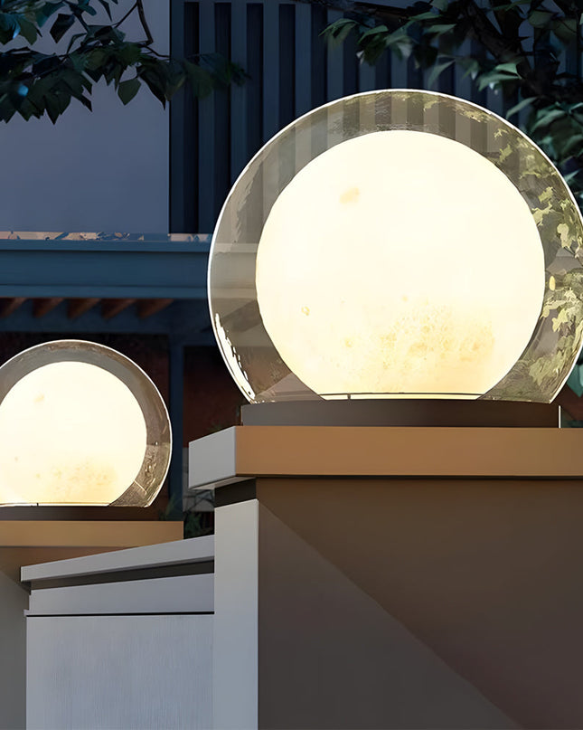 Nowoczesna Lampa Zewnętrzna Solarna IP65 na Dom z Odpornością na Warunki Atmosferyczne – Stylowa Lampa Kolumnowa do Oświetlenia Ogrodu 2