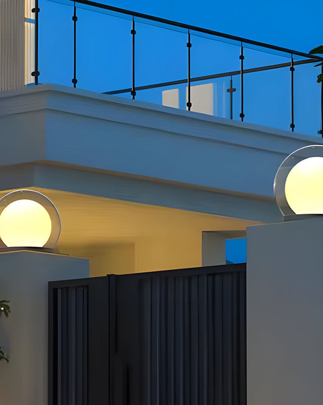 Nowoczesna Lampa Zewnętrzna Solarna IP65 na Dom z Odpornością na Warunki Atmosferyczne – Stylowa Lampa Kolumnowa do Oświetlenia Ogrodu 5