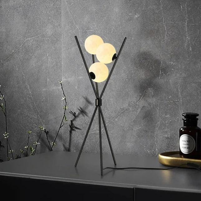 Nowoczesna Lampka LED MoonLamp do Sypialni i Salonu – Stylowe Oświetlenie Nocne, Energooszczędna Lampka Nocna 8