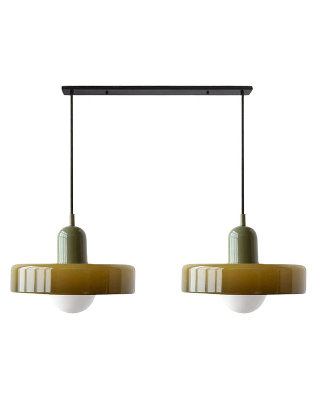 Nowoczesna Podwójna Lampa Wisząca z Szkła G9 – Elegancka i Stylowa 1