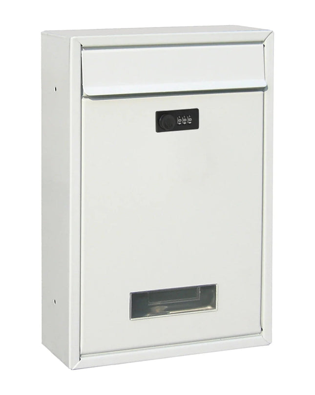 Nowoczesna Skrzynka na Listy z Zamkiem Szyfrowym – Czarna Skrzynka Pocztowa na Korespondencję i Małe Paczki 0