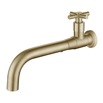 Nowoczesna bateria łazienkowa montowana na ścianie ze stali nierdzewnej z obrotową wylewką i pojedynczym uchwytem – elegancki design 10