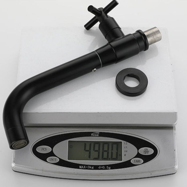 Nowoczesna bateria łazienkowa montowana na ścianie ze stali nierdzewnej z obrotową wylewką i pojedynczym uchwytem – elegancki design 2