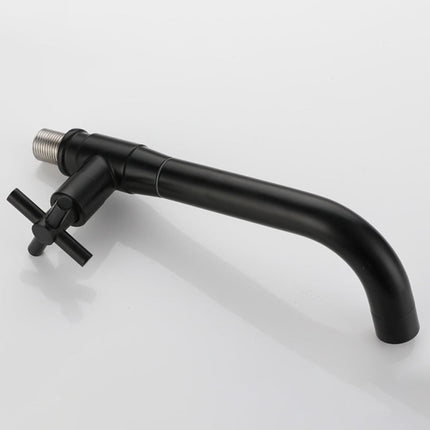 Nowoczesna bateria łazienkowa montowana na ścianie ze stali nierdzewnej z obrotową wylewką i pojedynczym uchwytem – elegancki design 6