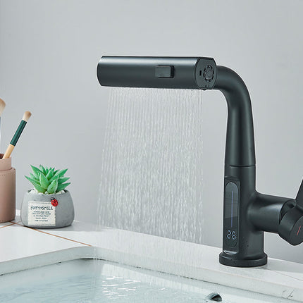 Nowoczesna cyfrowa bateria łazienkowa Luxor – elegancki i stylowy design z wyświetlaczem temperatury 0