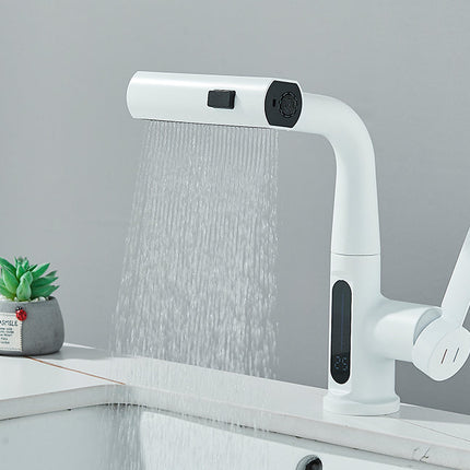 Nowoczesna cyfrowa bateria łazienkowa Luxor – elegancki i stylowy design z wyświetlaczem temperatury 5