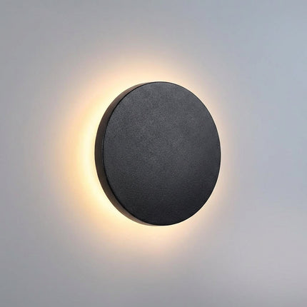 Nowoczesna lampa ścienna zewnętrzna odporna na warunki atmosferyczne o stopniu ochrony IP65 – trwała, okrągła konstrukcja ze stali nierdzewnej do ogrodu i na taras 1