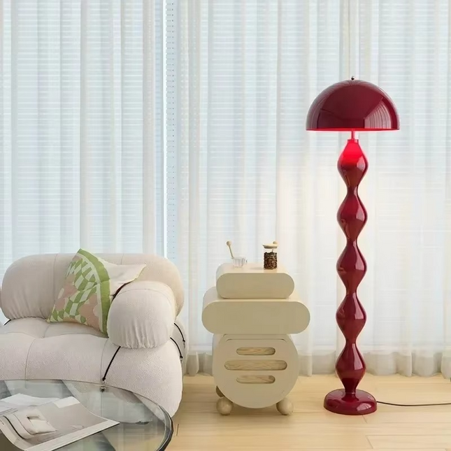 Nowoczesna lampa stojąca w stylu skandynawskim 3