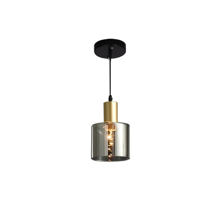 Nowoczesna lampa wisząca z 3 pierścieniami w kolorze czarnym i złotym – Stylowe oświetlenie do jadalni 0