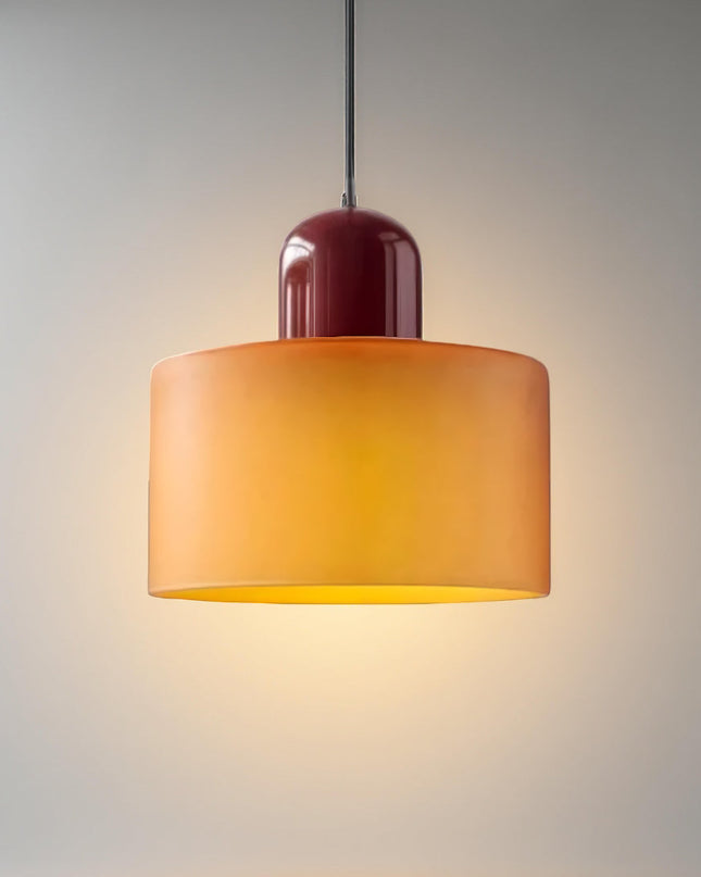 Nowoczesna lampa wisząca z kloszem szklanym – lampa sufitowa do wyspy kuchennej i jadalni 1