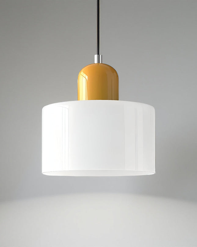 Nowoczesna lampa wisząca z kloszem szklanym – lampa sufitowa do wyspy kuchennej i jadalni 12