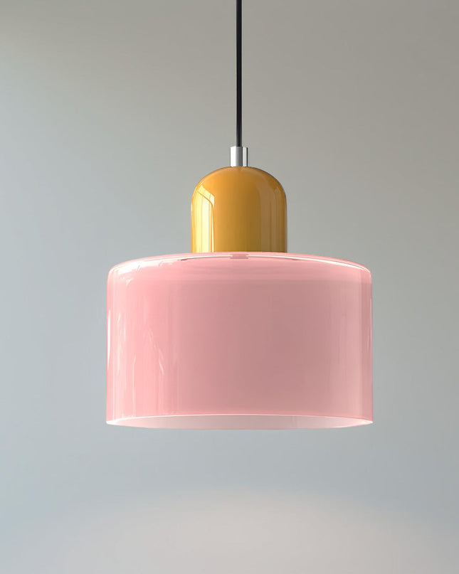 Nowoczesna lampa wisząca z kloszem szklanym – lampa sufitowa do wyspy kuchennej i jadalni 23