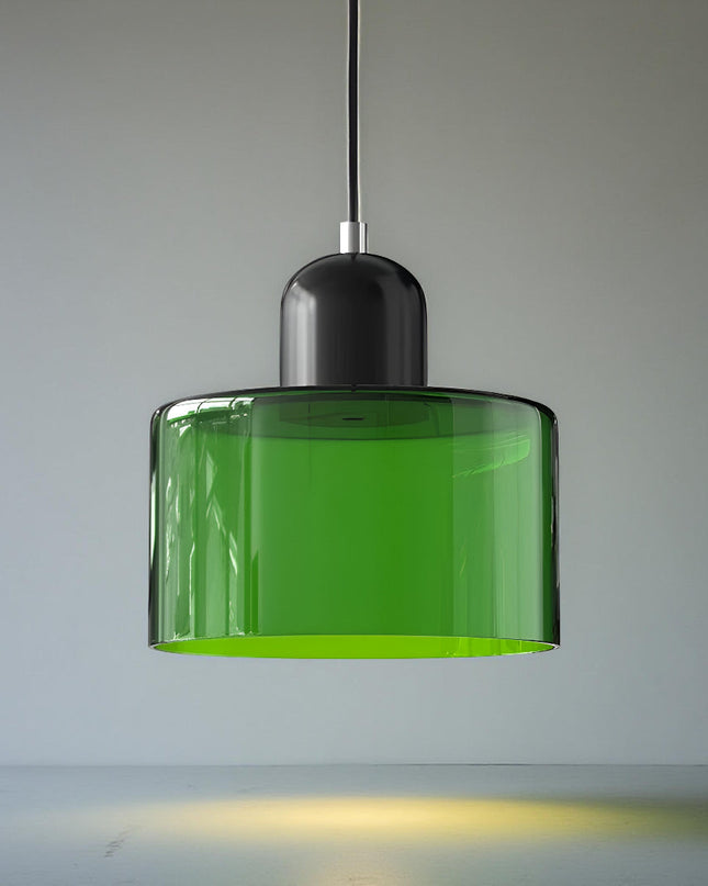 Nowoczesna lampa wisząca z kloszem szklanym – lampa sufitowa do wyspy kuchennej i jadalni 25