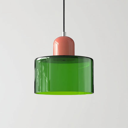 Nowoczesna lampa wisząca z kloszem szklanym – lampa sufitowa do wyspy kuchennej i jadalni 26