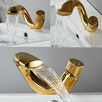 Nowoczesne Akcesoria Łazienkowe SmoothEdge w Złocie, Chromie i Czerni – Zestaw 3 Elementów do Łazienki 4