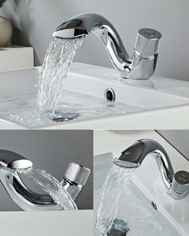 Nowoczesne Akcesoria Łazienkowe SmoothEdge w Złocie, Chromie i Czerni – Zestaw 3 Elementów do Łazienki 7