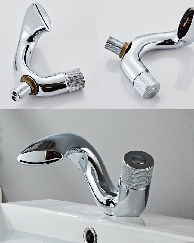 Nowoczesne Akcesoria Łazienkowe SmoothEdge w Złocie, Chromie i Czerni – Zestaw 3 Elementów do Łazienki 8