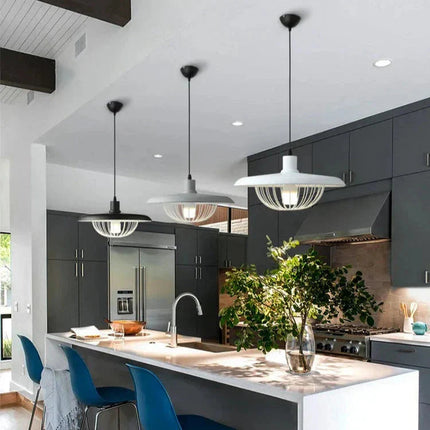 Nowoczesne Lampy Wiszące w Stylu Nordyckim z Imitacją Drewna – Regulowana Długość 6