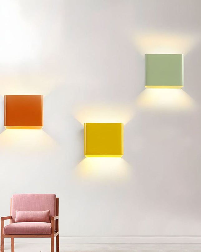 Nowoczesny Kinkiet LED Cubbon z Akrylu – Kompaktowy Kinkiet Ścienny do Sypialni i Przedpokoju 15
