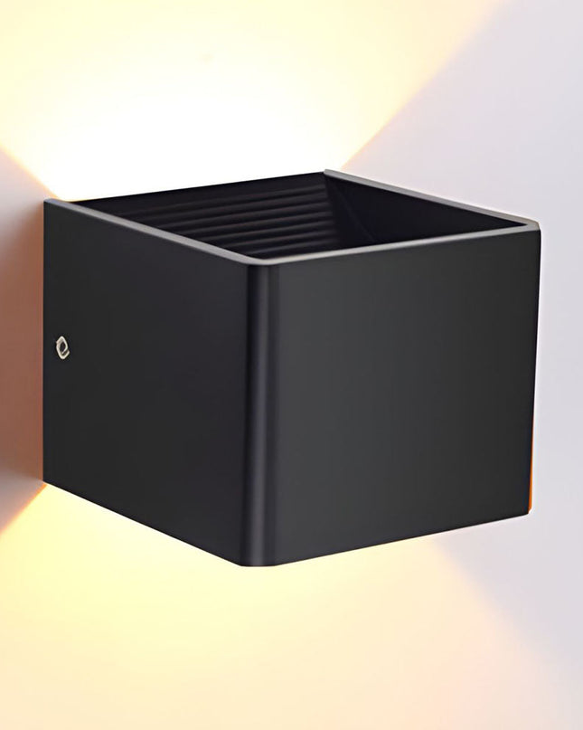 Nowoczesny Kinkiet LED Cubbon z Akrylu – Kompaktowy Kinkiet Ścienny do Sypialni i Przedpokoju 6