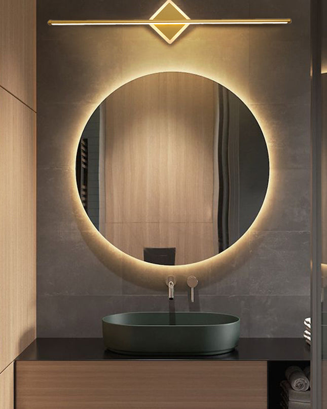 Nowoczesny Kinkiet LED Okrągły/Kwadratowy z Metalowym Wykończeniem – Kinkiet Łazienkowy i Ścienny do Salonu 3