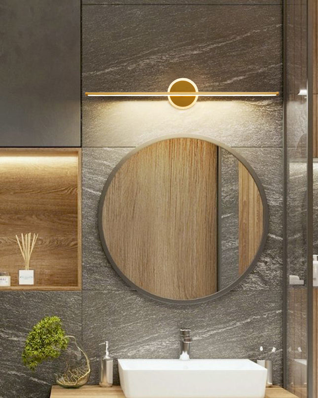 Nowoczesny Kinkiet LED Okrągły/Kwadratowy z Metalowym Wykończeniem – Kinkiety Ścienne do Sypialni i Salonu, Odporne na Warunki Atmosferyczne 2