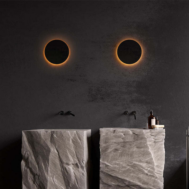 Nowoczesny Kinkiet LED Ścienny w Okrągłym i Kwadratowym Designie, Energooszczędny, IP65, Do Oświetlenia Zewnętrznego 6