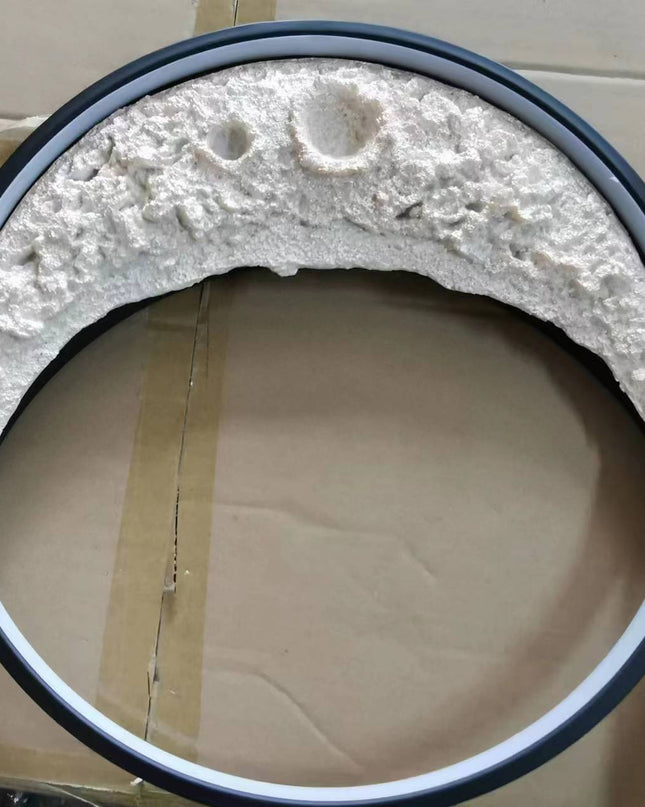 Nowoczesny Kinkiet Ścienny 3D Księżyc z Oświetleniem LED 40 cm – Lampa na Ścianę do Salonu i Sypialni 7