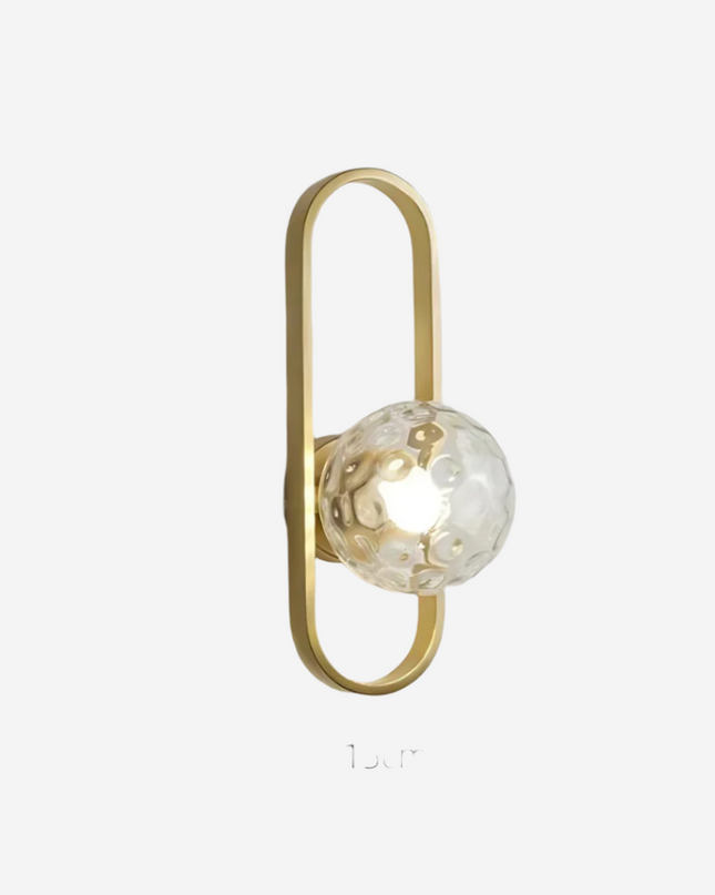 Nowoczesny Kinkiet Ścienny LED Camille z Szklanym Wzornictwem – Oświetlenie do Sypialni i Salonu, Metal i Matowe Szkło 5