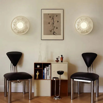 Nowoczesny Kinkiet Ścienny z Żywicy Syntetycznej w Odcieniu Cafe au Lait – Eleganckie Oświetlenie do Sypialni i Salonu 7