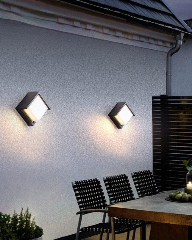 Nowoczesny Kinkiet Zewnętrzny IP65 z Czujnikiem Ruchu – Aluminium, Ciepła Biała Barwa Światła, Minimalistyczny Design 5