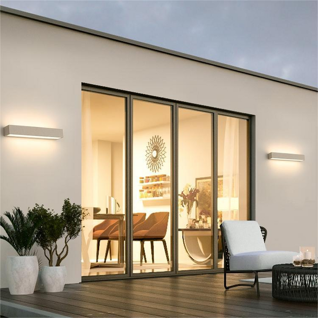 Nowoczesny Kinkiet Zewnętrzny LED Edge – Minimalistyczny Design, Odporny na Warunki Atmosferyczne, Idealny do Ogrodu i Patio 4