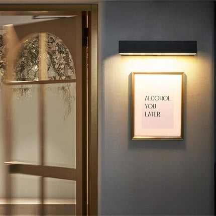 Nowoczesny Kinkiet Zewnętrzny LED Luminous Bar – Wodoodporny, Aluminium, Szkło Hartowane, Ciepłe Światło, IP65, 3 Rozmiary 2