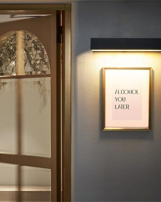 Nowoczesny Kinkiet Zewnętrzny LED Luminous Bar – Wodoodporny, Aluminium, Szkło Hartowane, Ciepłe Światło, IP65, 3 Rozmiary 2