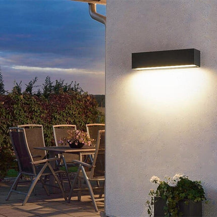 Nowoczesny Kinkiet Zewnętrzny LED Luminous Bar – Wodoodporny, Aluminium, Szkło Hartowane, Ciepłe Światło, IP65, 3 Rozmiary 3