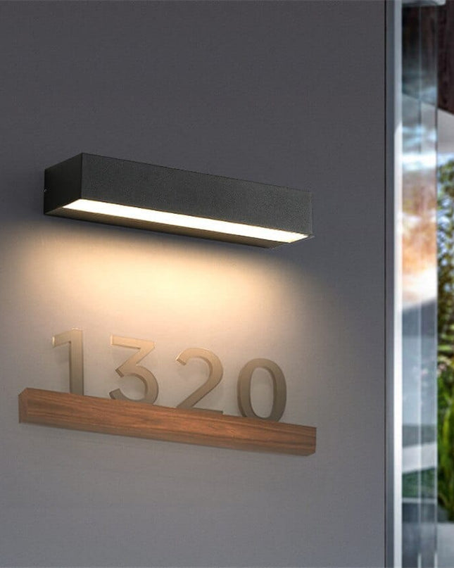 Nowoczesny Kinkiet Zewnętrzny LED Luminous Bar – Wodoodporny, Aluminium, Szkło Hartowane, Ciepłe Światło, IP65, 3 Rozmiary 5