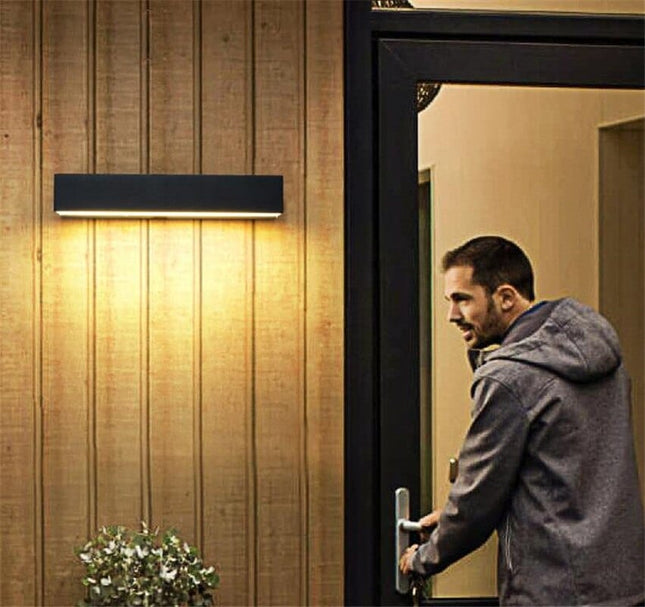 Nowoczesny Kinkiet Zewnętrzny LED Luminous Bar – Wodoodporny, Aluminium, Szkło Hartowane, Ciepłe Światło, IP65, 3 Rozmiary 6