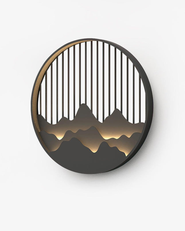 Nowoczesny Kinkiet Zewnętrzny LED – Okrągła Stalowa Lampa do Ogrodu, Wodoodporna IP65, Ciepłe i Chłodne Światło 0