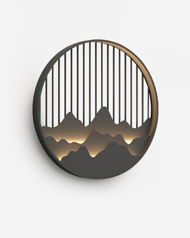 Nowoczesny Kinkiet Zewnętrzny LED – Okrągła Stalowa Lampa do Ogrodu, Wodoodporna IP65, Ciepłe i Chłodne Światło 5