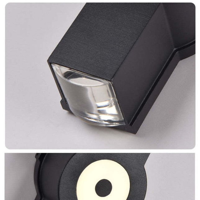 Nowoczesny Kinkiet Zewnętrzny LED w Kształcie Krzyża, Metalowy, IP65 – Stylowe Oświetlenie do Przestrzeni Zewnętrznych 8