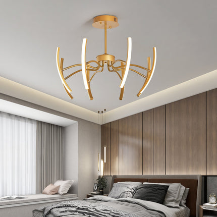 Nowoczesny Świecznik LED z Eleganckim Designem – Aluminium, Atmosferyczne Światło, Idealny do Salonu i Sypialni 2
