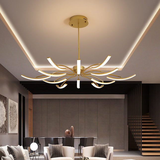 Nowoczesny Świecznik LED z Eleganckim Designem – Aluminium, Atmosferyczne Światło, Idealny do Salonu i Sypialni 3