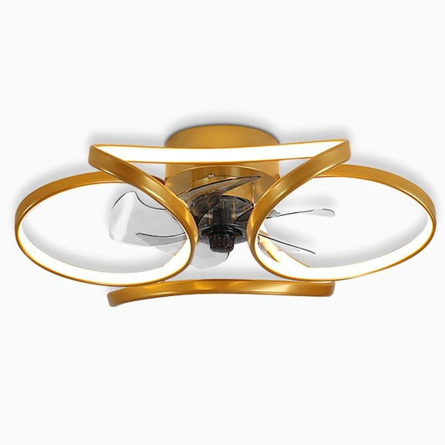 Nowoczesny Wentylator Sufitowy z Lampą LED Flower z Pilotem – Elegancki Wiatrak do Sypialni i Jadalni 8