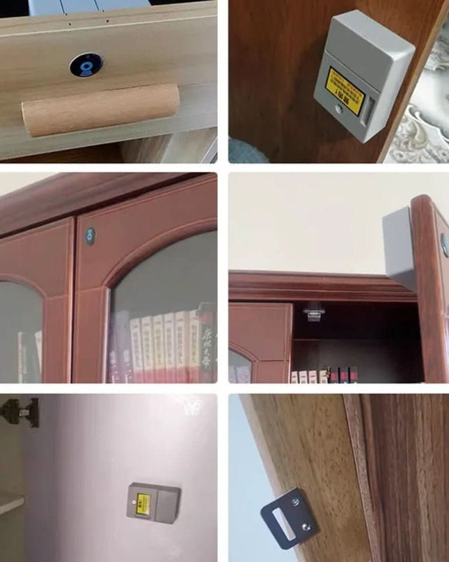 Nowoczesny Zamek Do Drzwi z Niewidocznym Systemem Czujników – Elegancki i Bezpieczny Zamek do Mebli 3