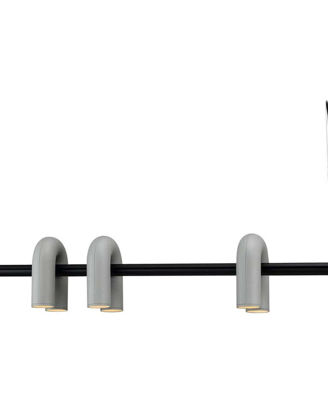 Nowoczesny Żyrandol Cyrkowy z Wbudowanym LED, Regulowana Wysokość, Moduły U - Idealny Żyrandol do Salonu i Pokoju 12